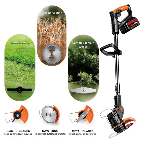 Mini cortacésped inalámbrico de 48V potencia y libertad para un jardín siempre perfecto